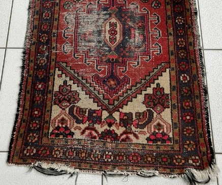 Sofá antes da limpeza